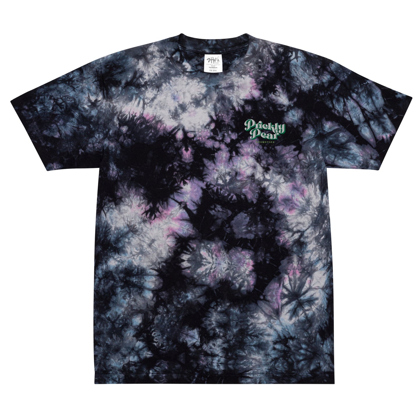 Oversized Prickly Pear Logo Tie-Dye T-Shirt