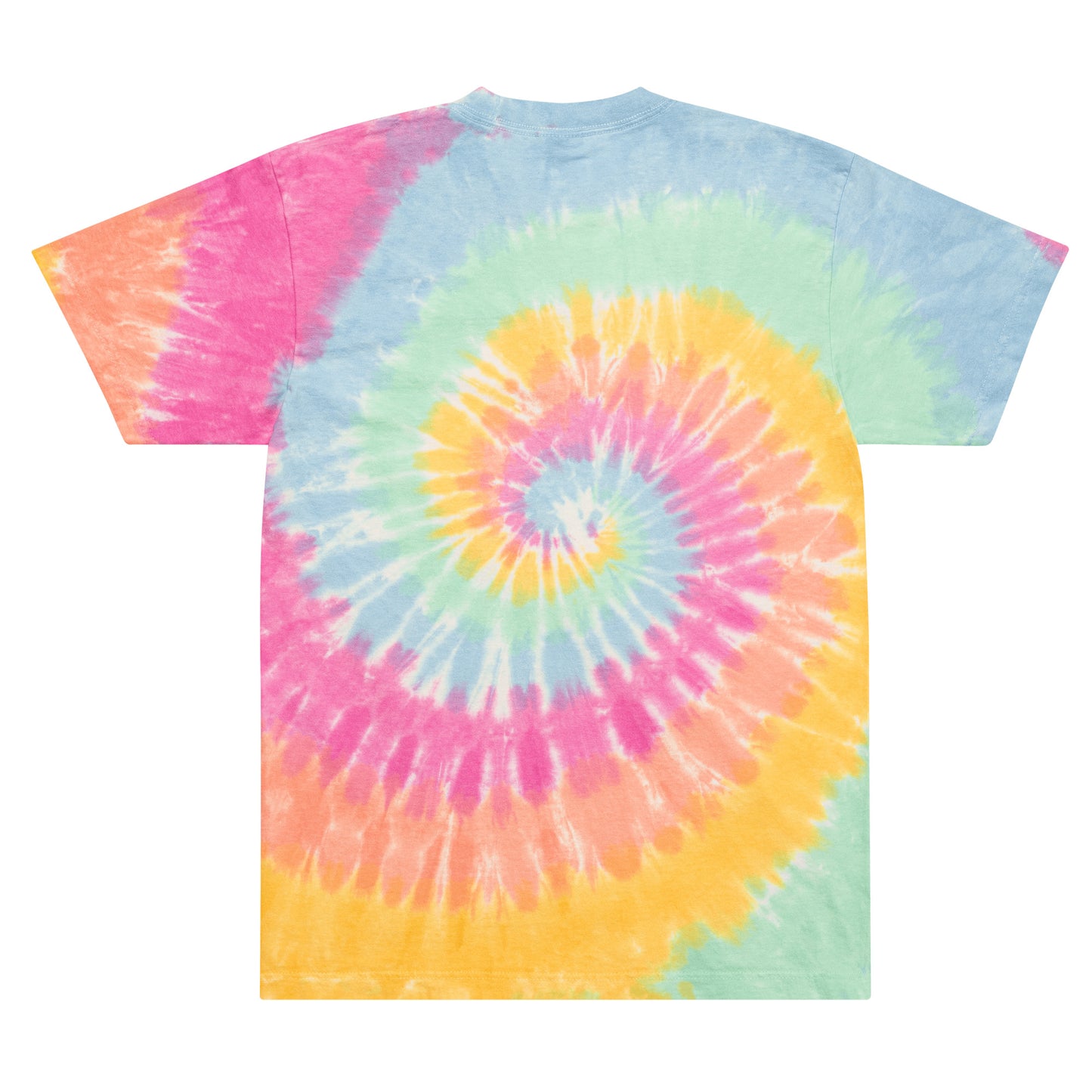 Oversized Prickly Pear Logo Tie-Dye T-Shirt