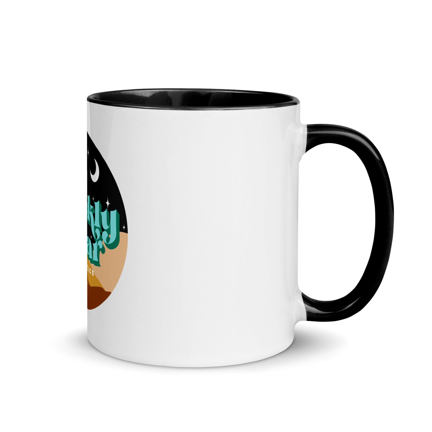 Prickly Pear Desert Logo Color Splash Mug