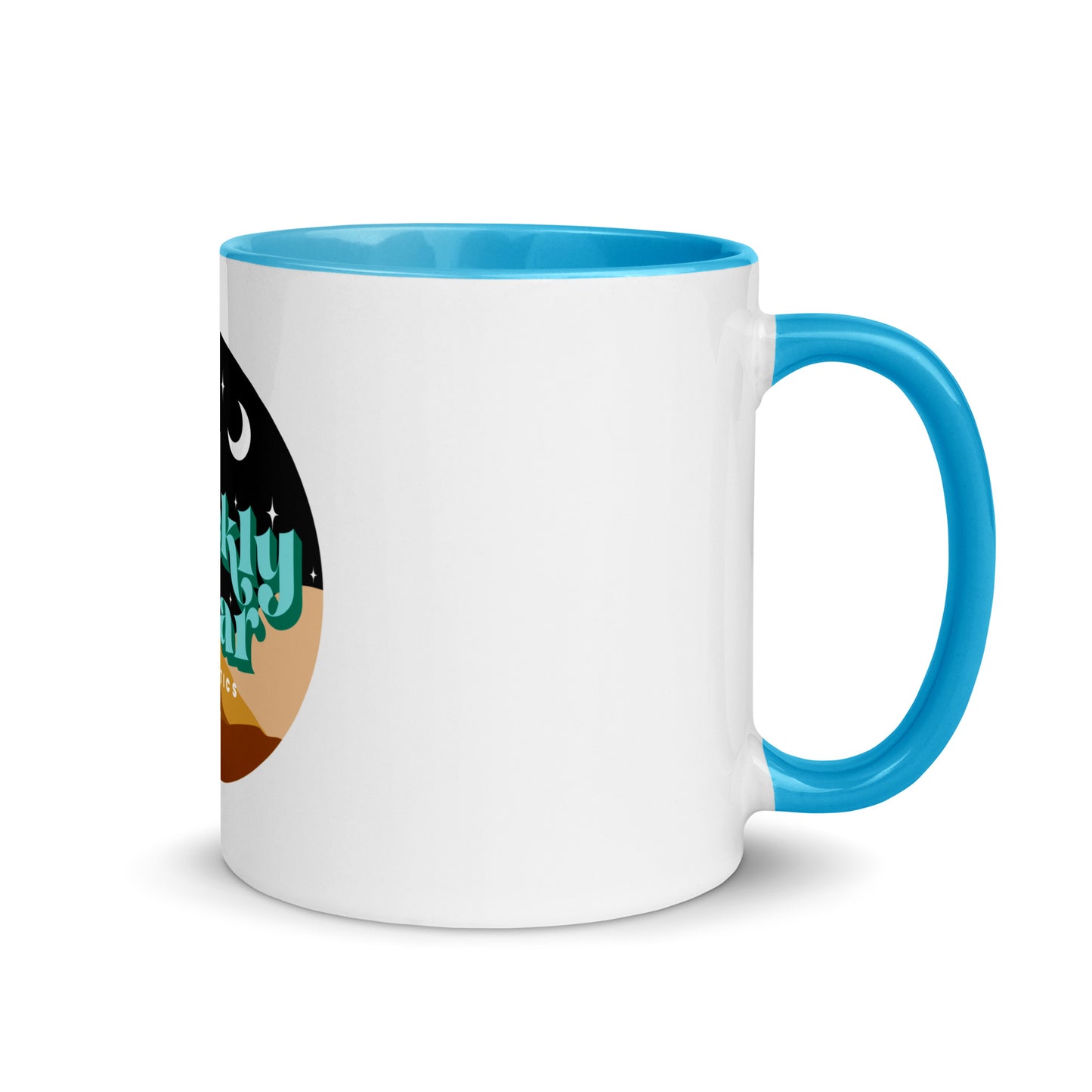 Prickly Pear Desert Logo Color Splash Mug