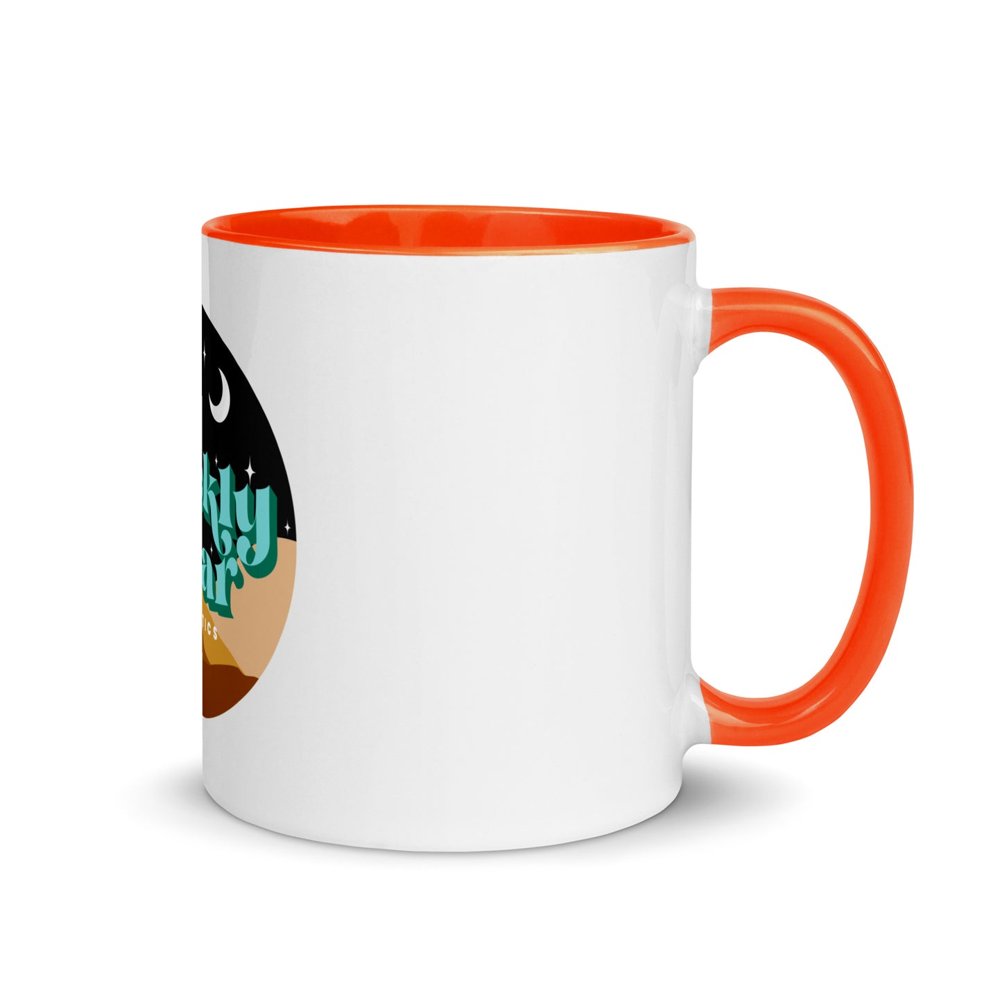 Prickly Pear Desert Logo Color Splash Mug