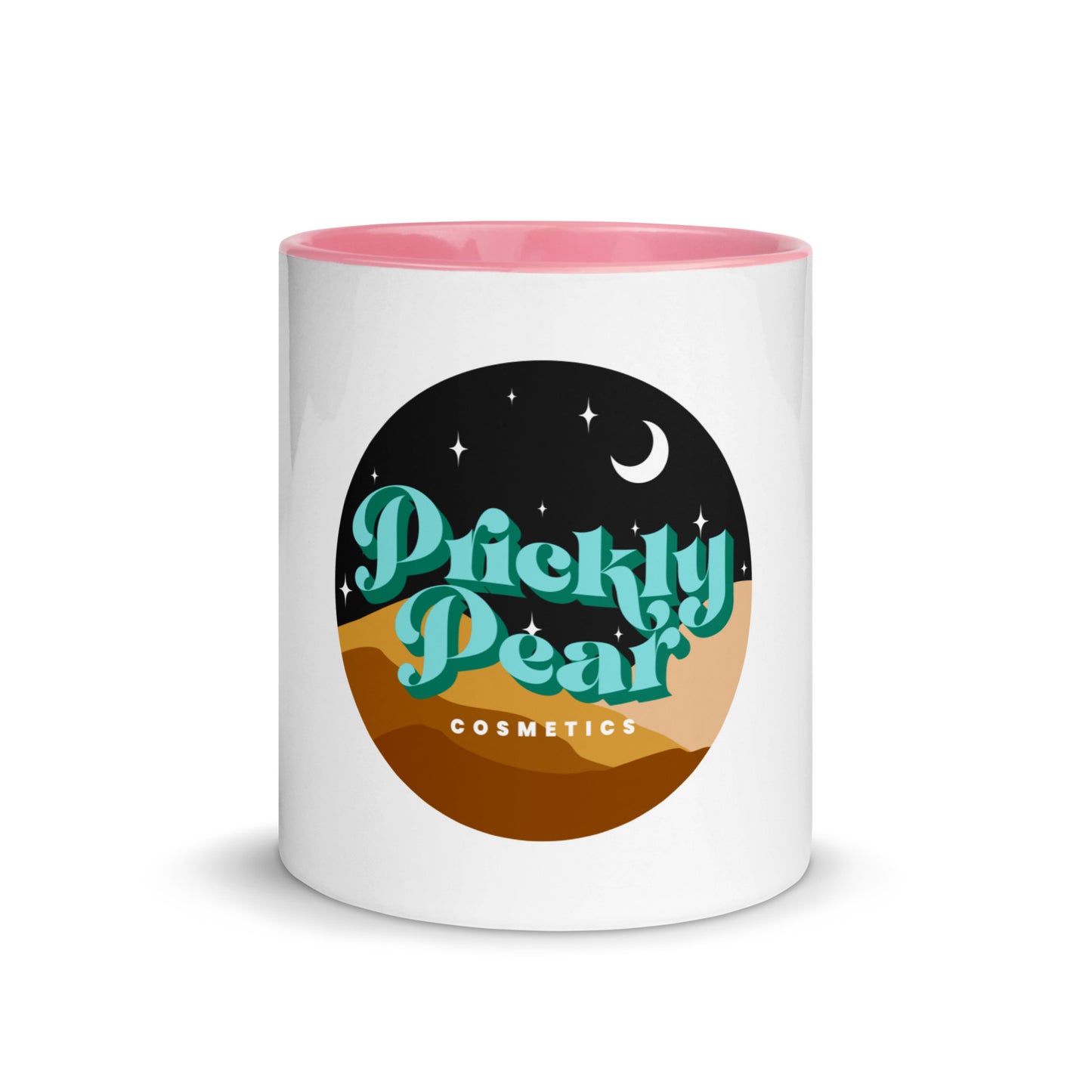 Prickly Pear Desert Logo Color Splash Mug