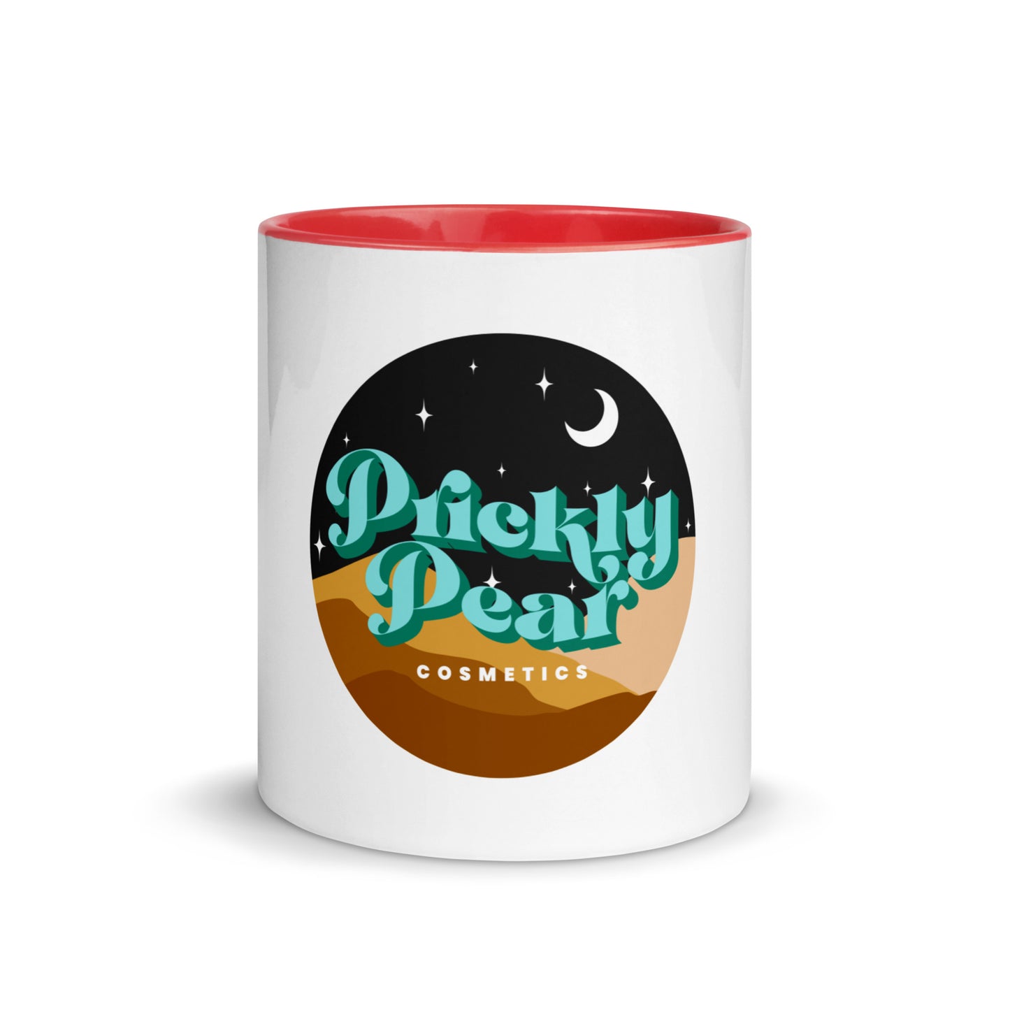 Prickly Pear Desert Logo Color Splash Mug