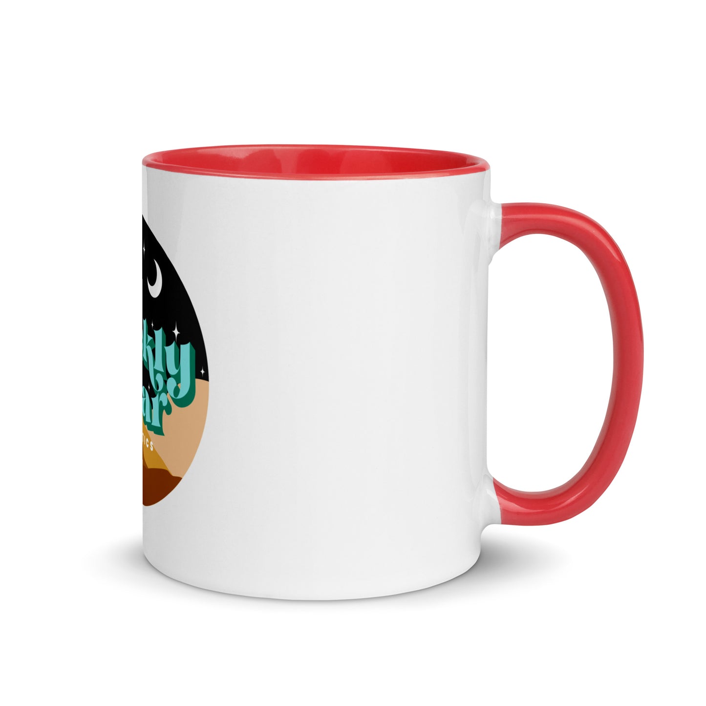 Prickly Pear Desert Logo Color Splash Mug