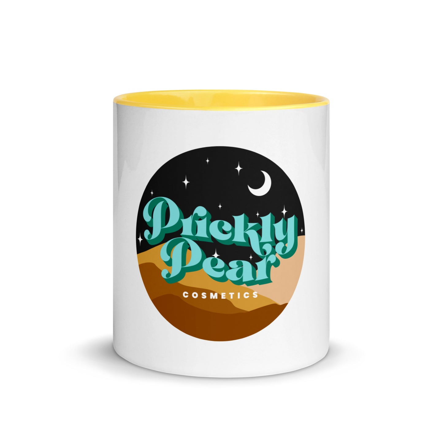 Prickly Pear Desert Logo Color Splash Mug