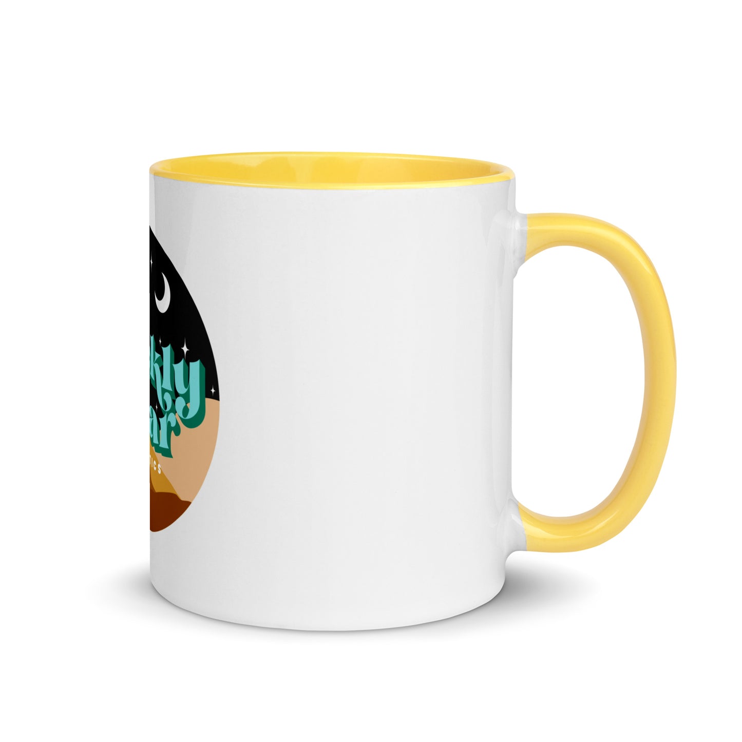 Prickly Pear Desert Logo Color Splash Mug