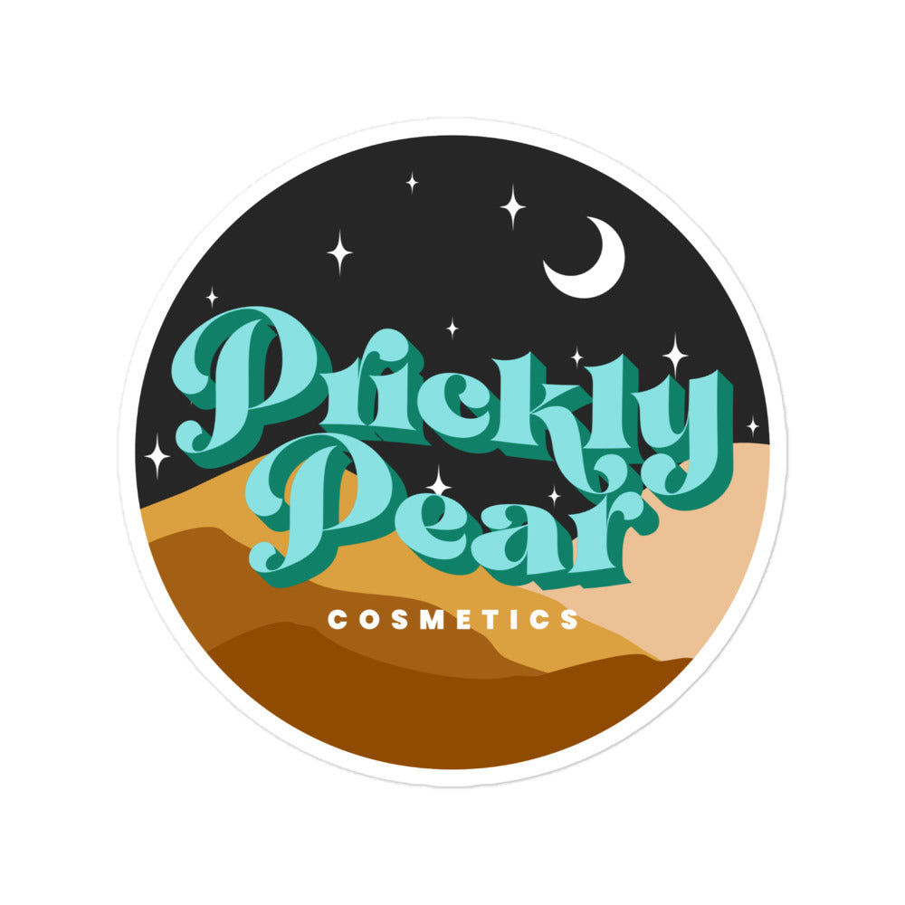 Prickly Pear Desert Logo Sticker