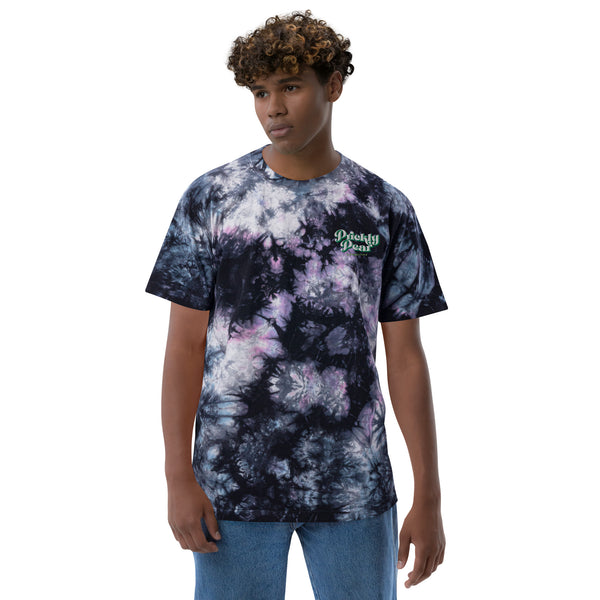 Oversized Prickly Pear Logo Tie-Dye T-Shirt